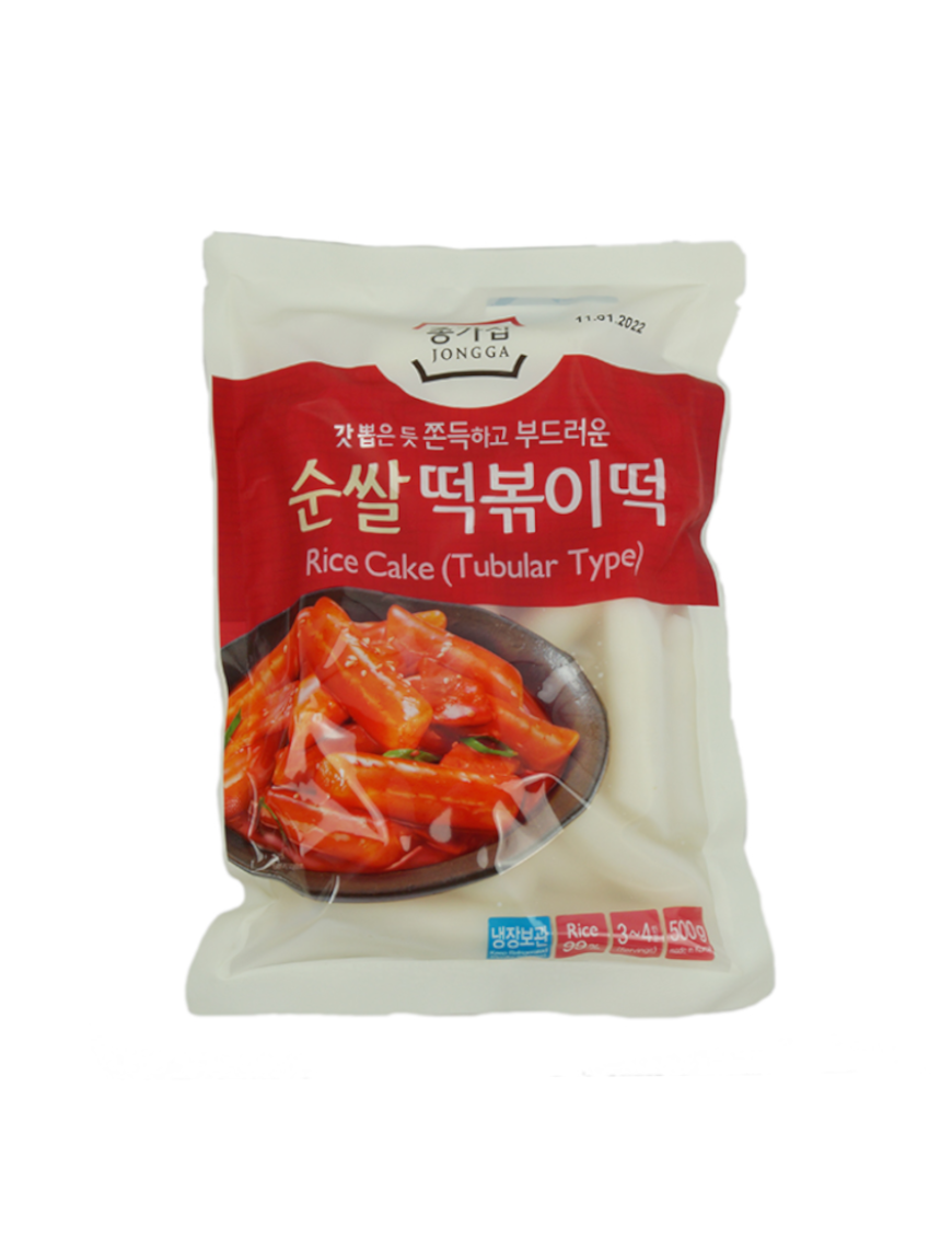 Gâteaux de riz en bâtonnets pour Tteokbokki JONGGA (韩国年糕条 :长大)