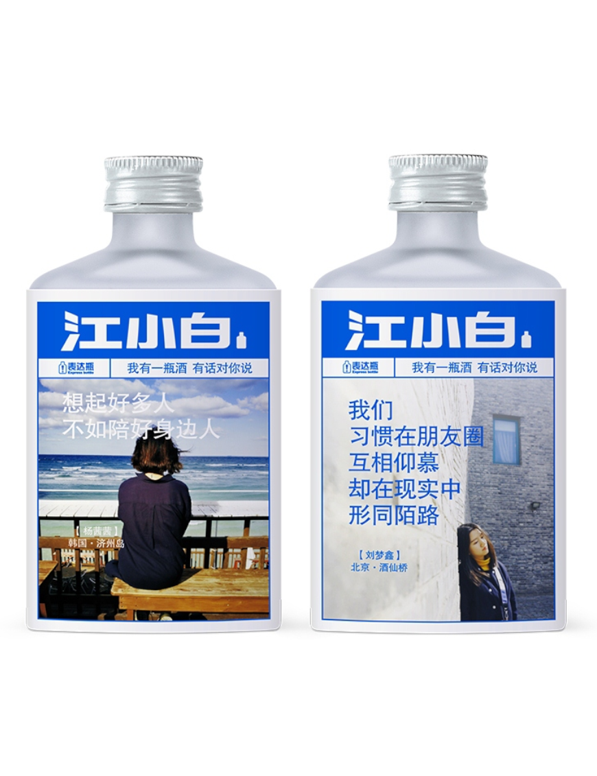 Baijiu Jiangxiaobai 40% 100ml (江小白)