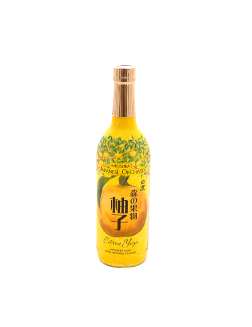 Saké japonais Yuzu HAKUSHIKA 10% 720ml (日本柚子清酒)