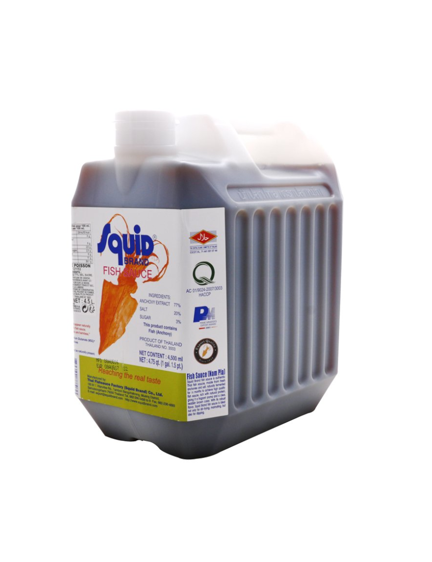 Sauce de poisson SQUID 4.5L (泰国鱿鱼露)