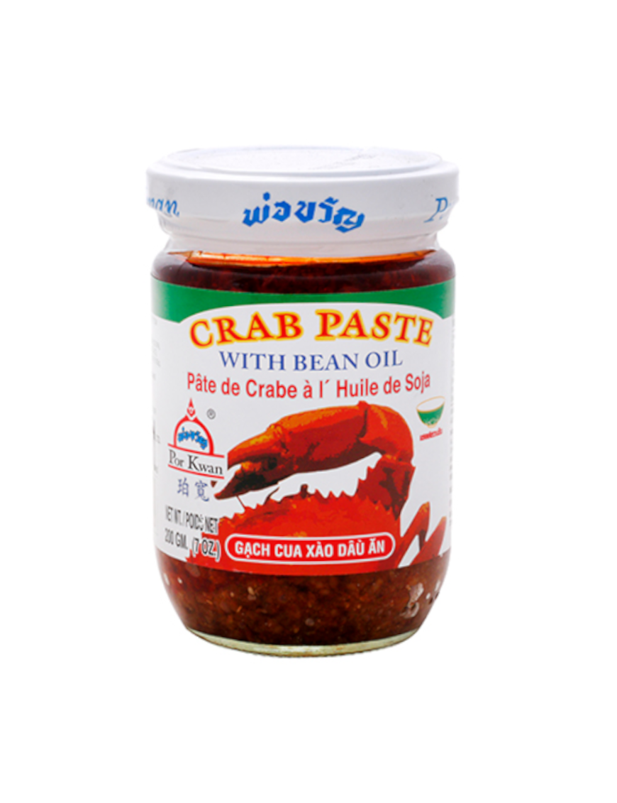Pâte de crabe à l'huile de soja POR KWAN 200g (珀宽蟹味辣椒油酱)