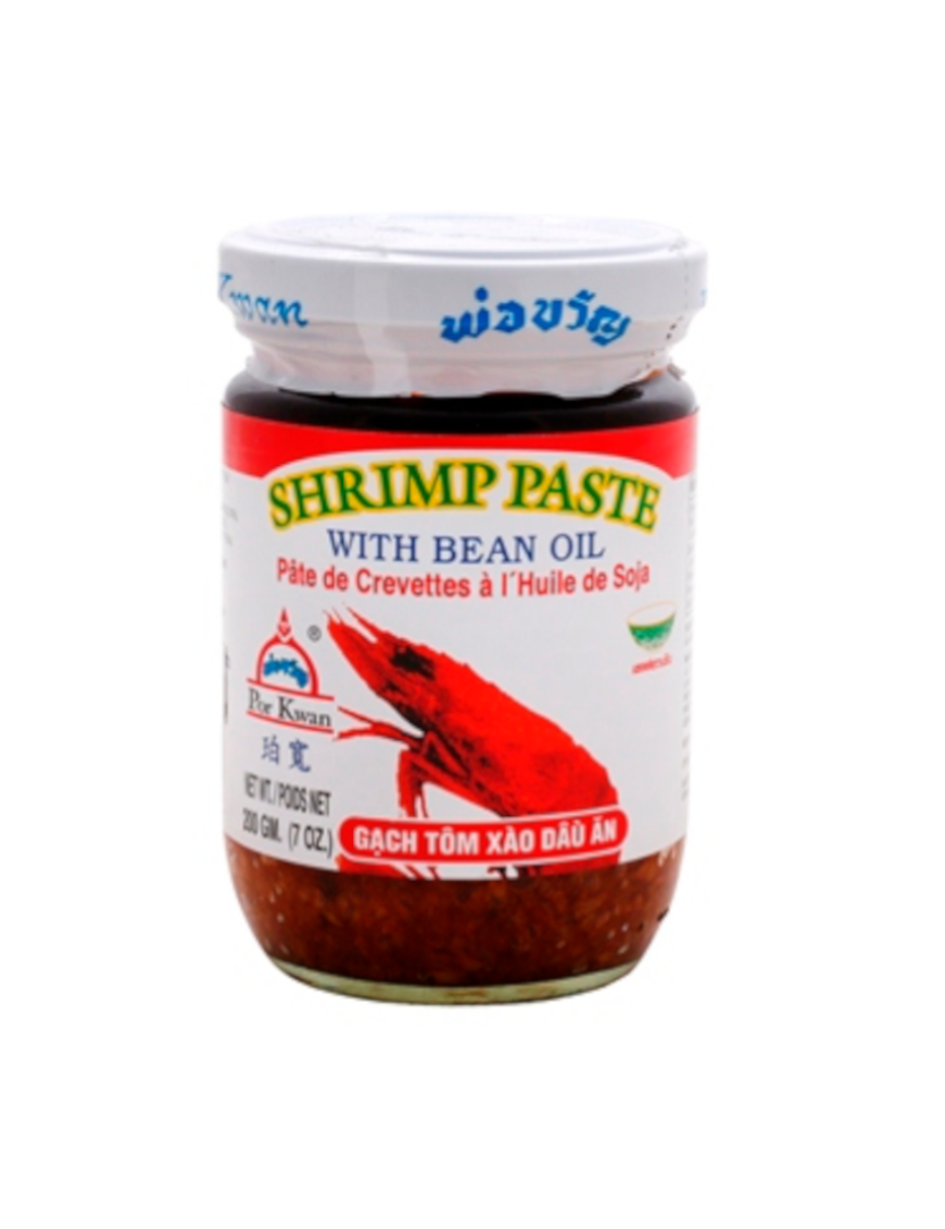 Pâte de crevettes à l'huile de soja POR KWAN 200g (珀宽虾油辣椒酱)