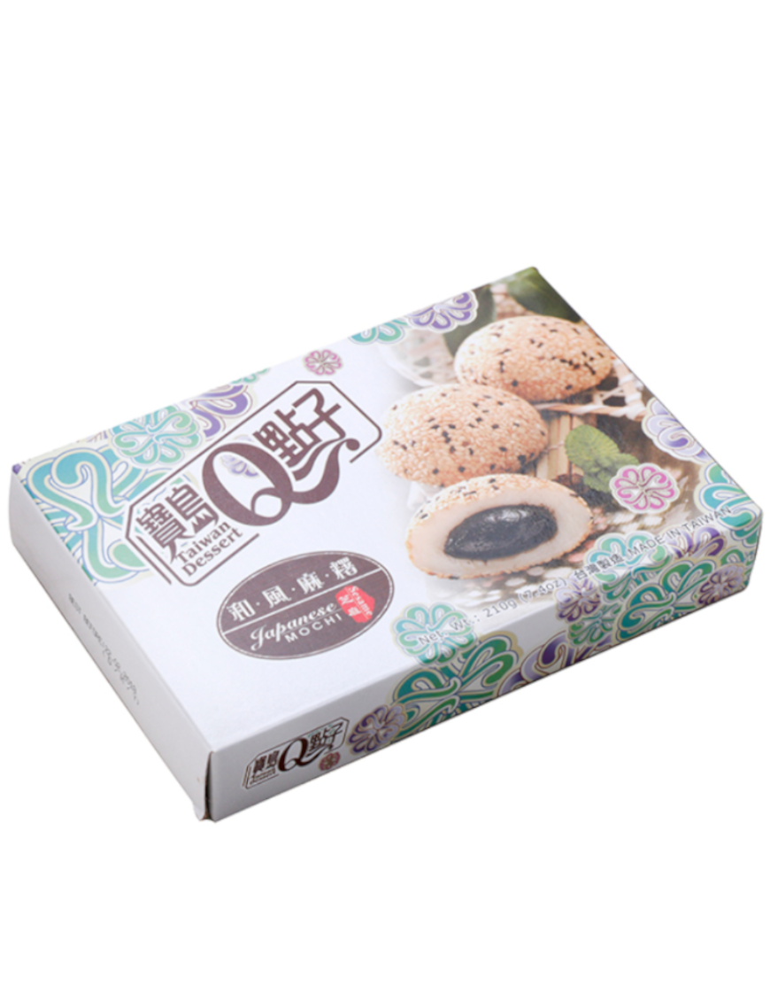 Mochi Taiwan Sésame 210g (芝麻 台湾麻薯)