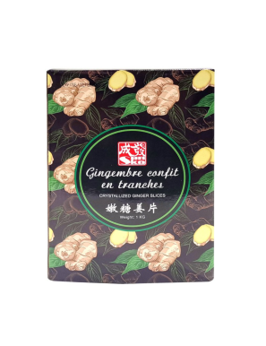 Gingembre confit SENKO 1kg (成发糖姜)