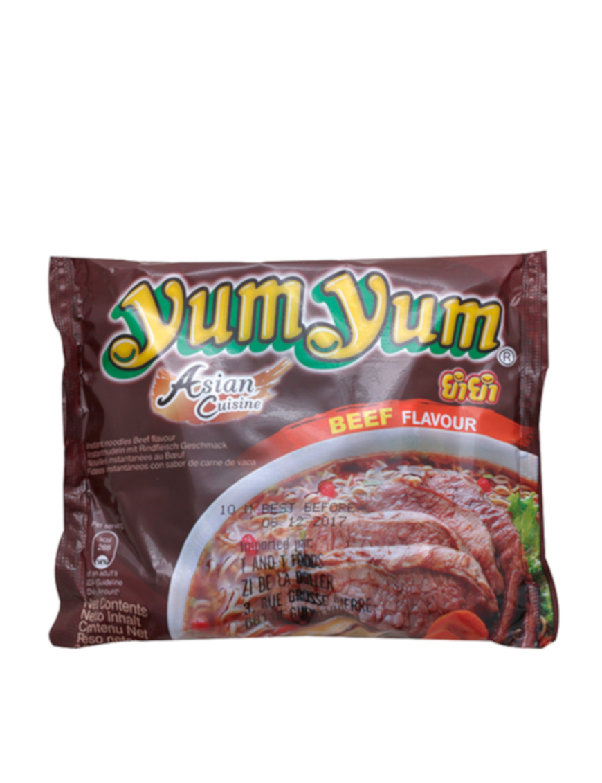 Nouilles instantanées au boeuf YUMYUM 30/60g (牛肉)