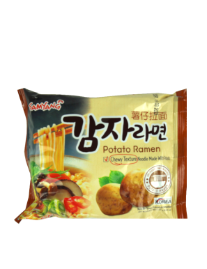 Nouilles instantanées Potato ramen SAMYANG 120g (薯仔拉面)