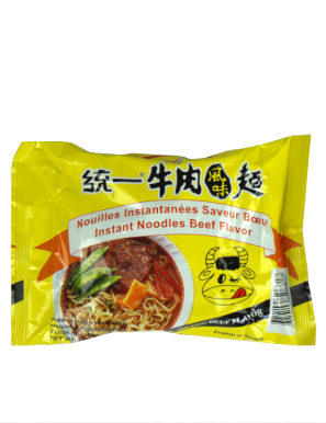 Nouilles instantanées saveur boeuf UNIF 85g (统一牛肉面)