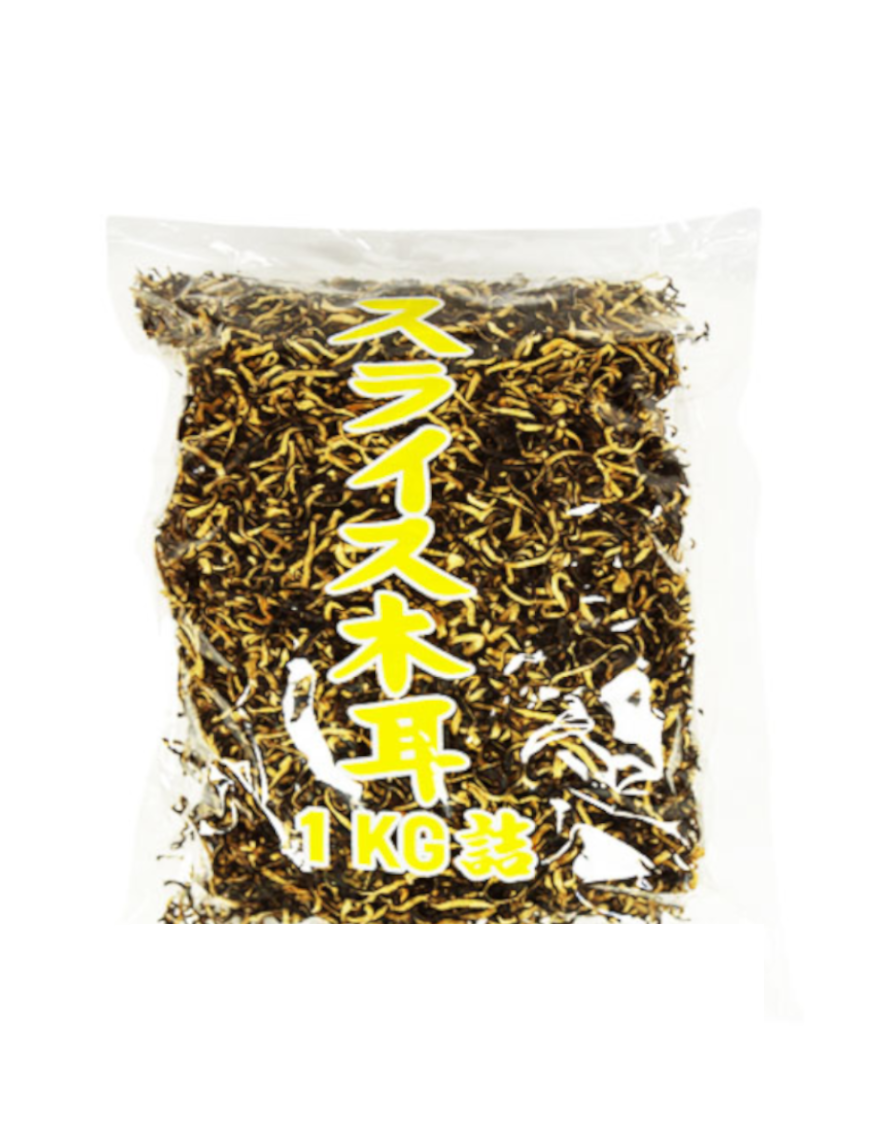 Champignons noirs en lamelles 1kg (鹰球成发黑木耳絲)