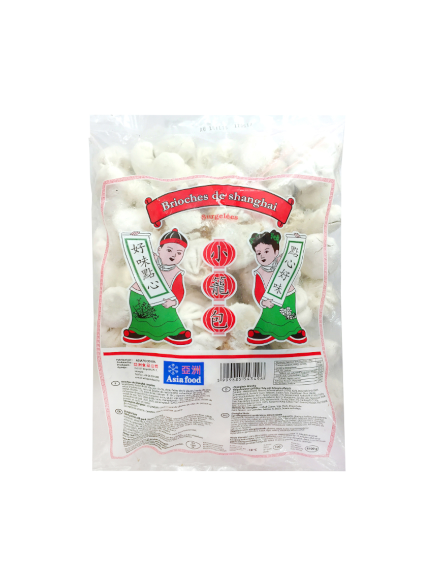 Brioches de Shanghai Xiaolongbao ASIAFOOD 100P (亚洲小笼包)
