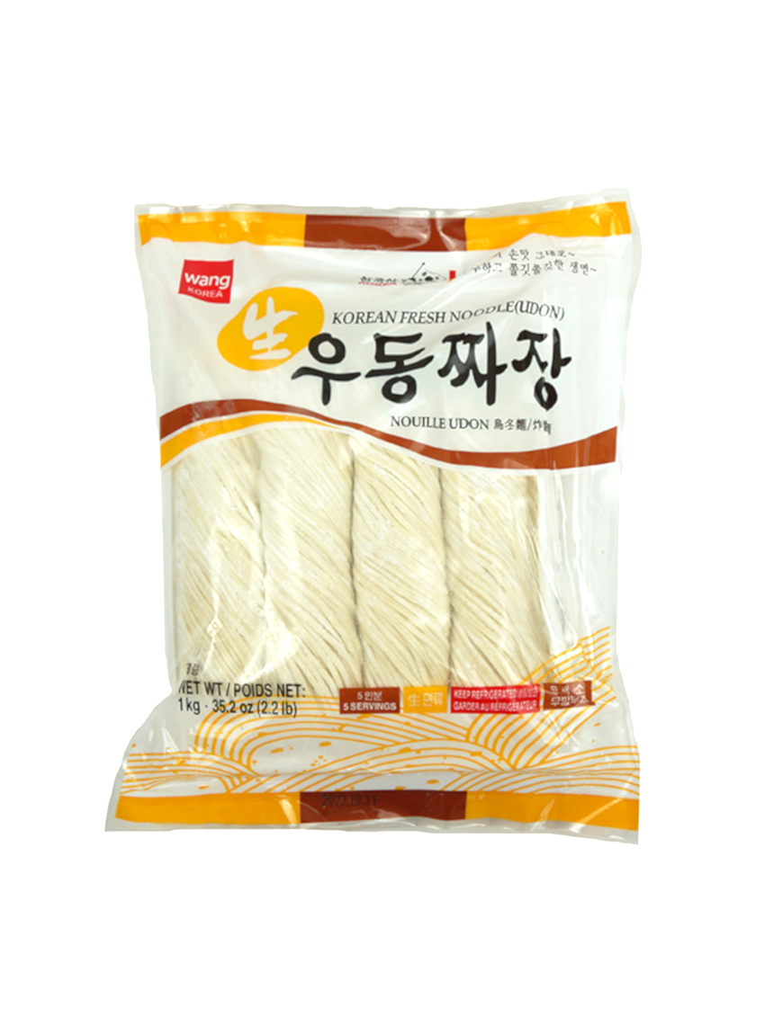 Nouilles udon coréennes WANG 1kg (冻韩国乌面)