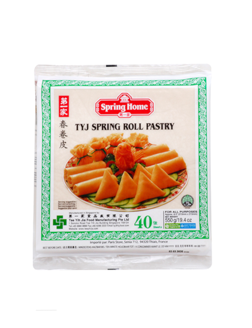 Galettes de blé TYJ SPRING HOME 40F (第一家春卷皮40张)