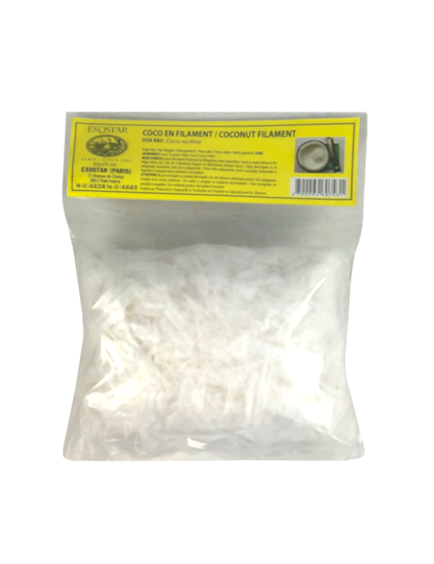 Coco en filament EXOSTAR 250g (冻椰子丝)