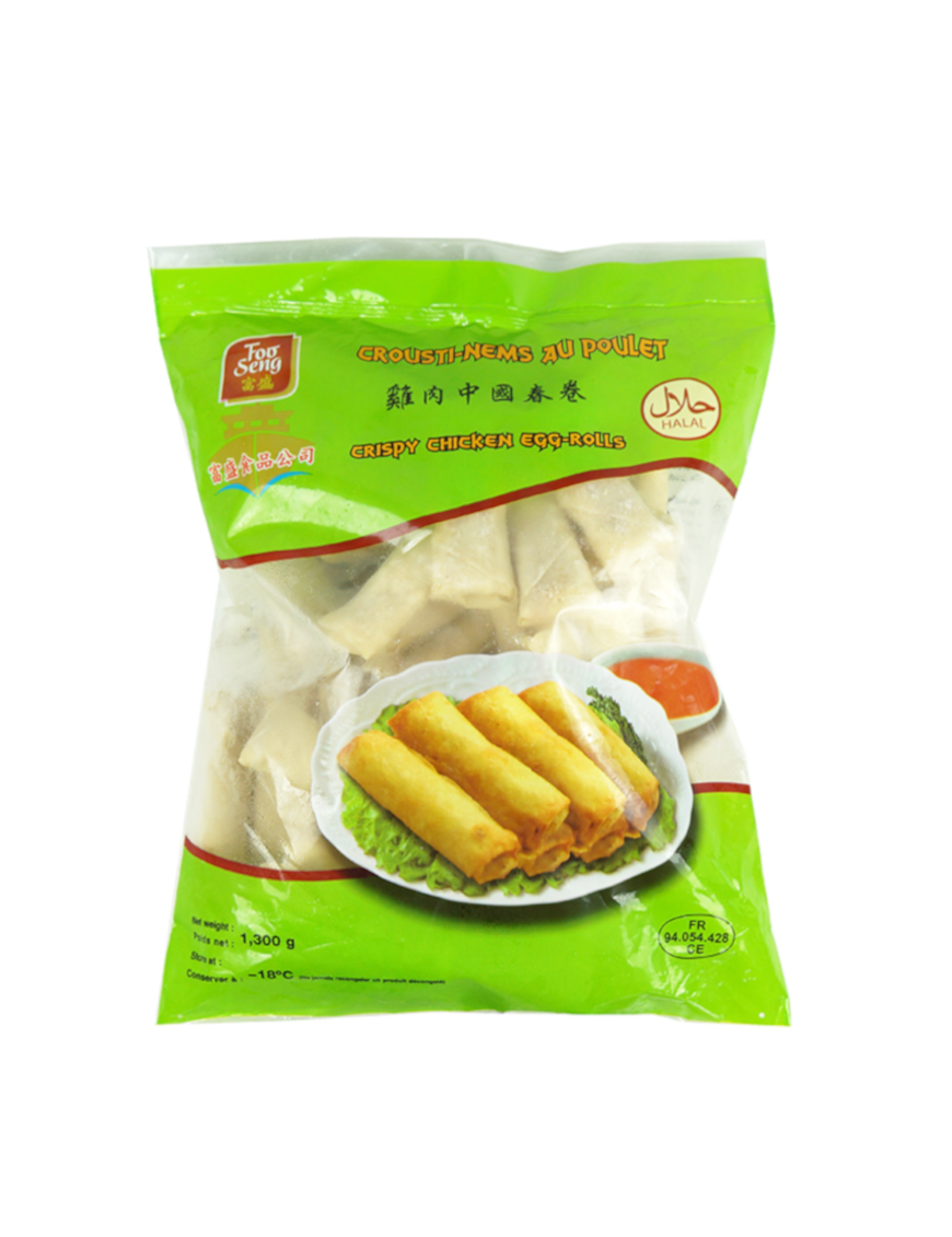 Nems au poulet FOOSENG 50P 1.3kg (富盛脆皮鸡肉春卷)