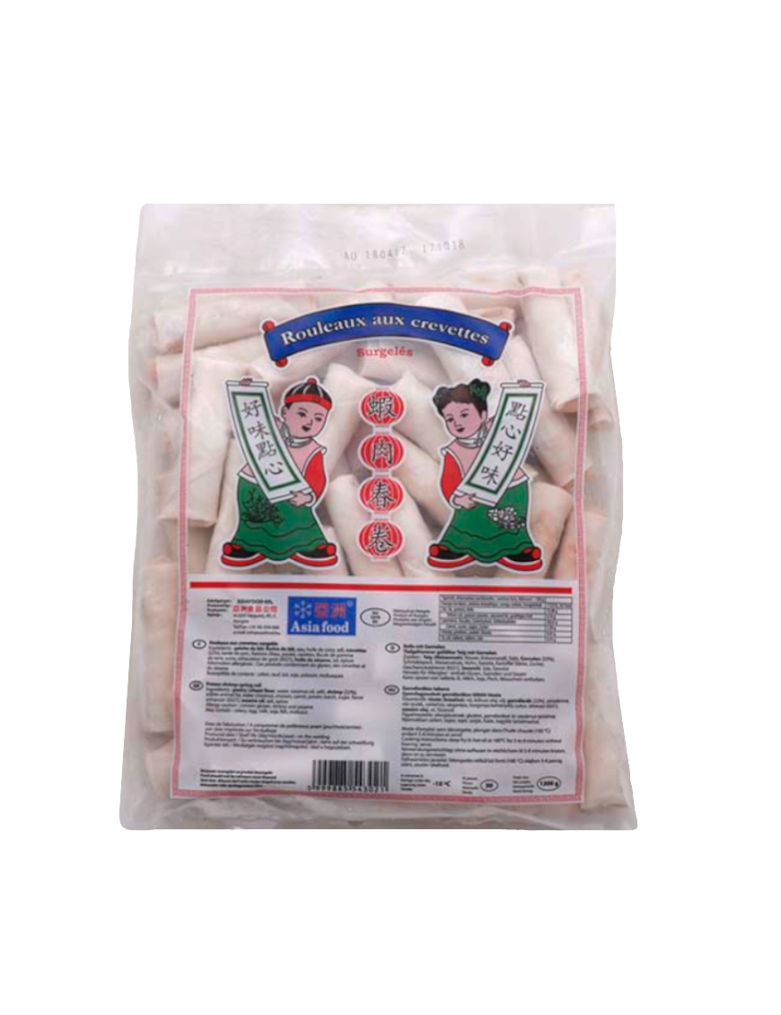 Nems aux crevettes ASIAFOOD 50P 1.3kg (亚洲蝦春)