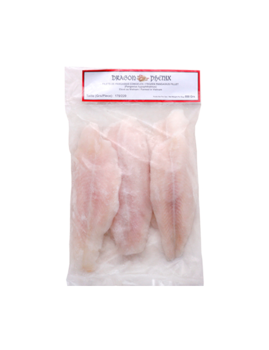 Filet de Pangasius 170/220 DRAGON PHENIX 800g (越南钱埔鱼柳)