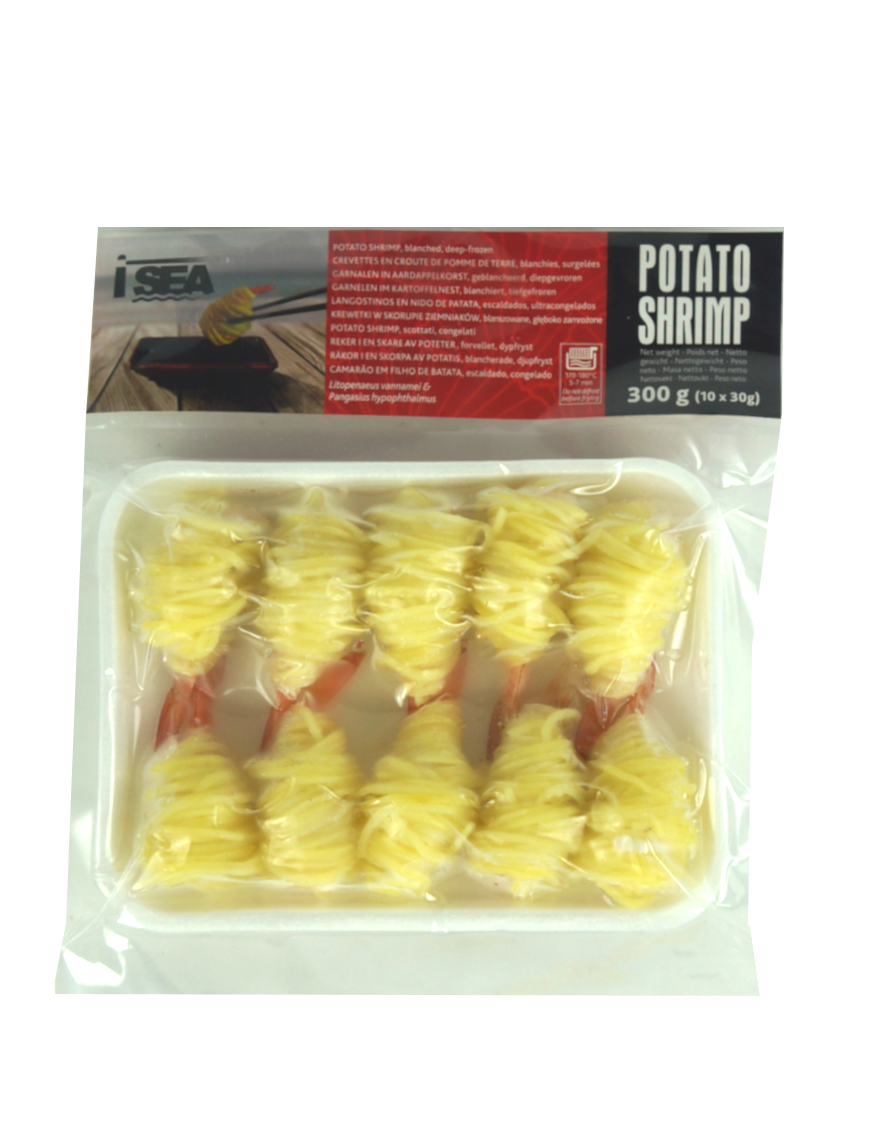 Crevettes en croute de pomme de terre ISEA 250g (土豆丝炸虾)