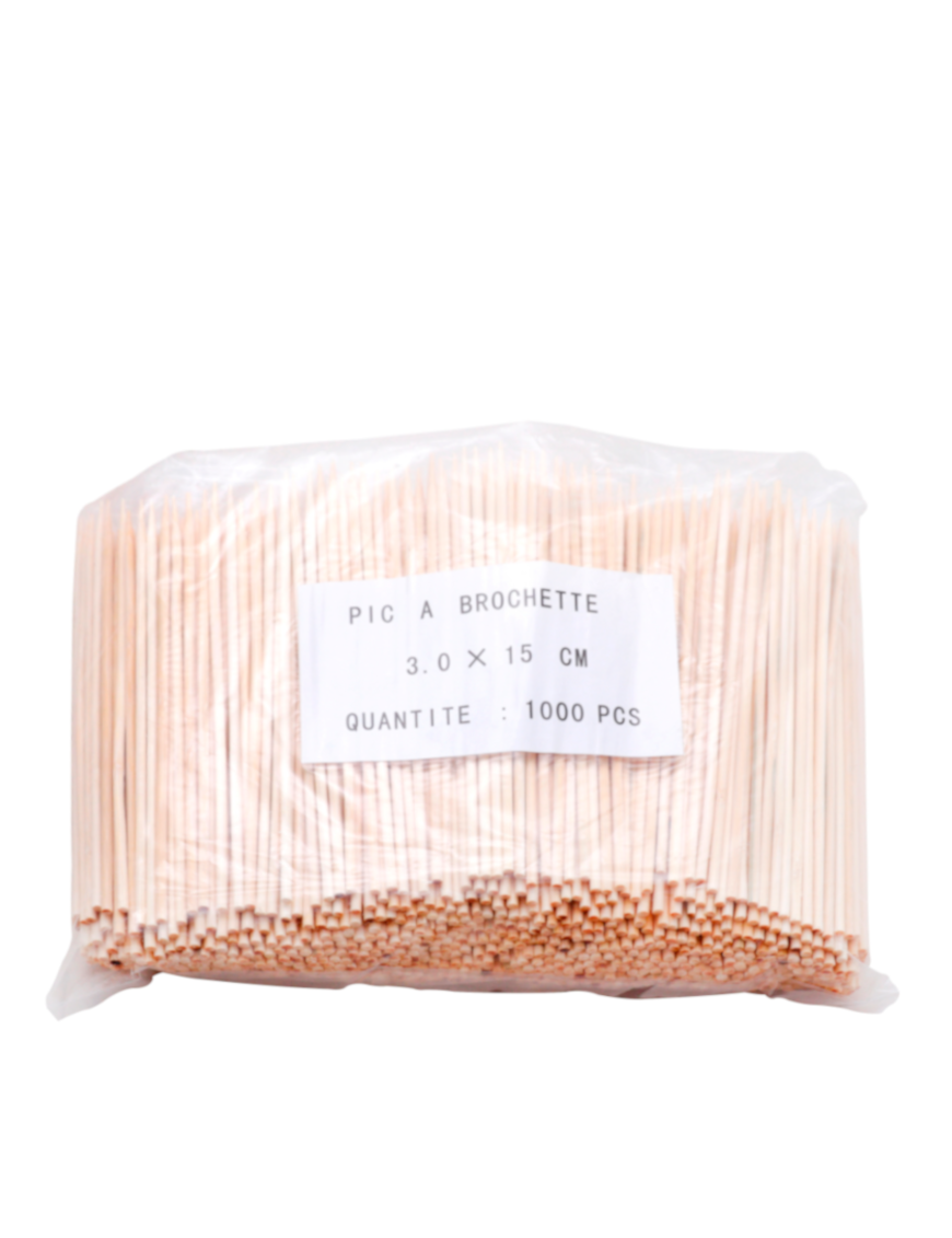 Pique brochette 15cm (泰国15厘米竹签)