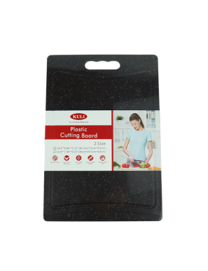 Planche à découper noire en plastique 24.5x36cm (塑料黑粘板)