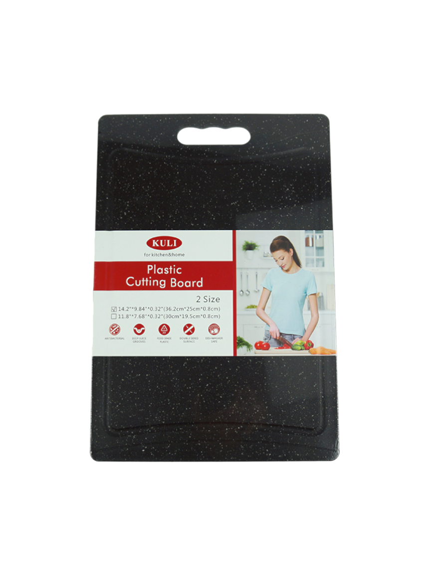 Planche à découper noire en plastique 24.5x36cm (塑料黑粘板)