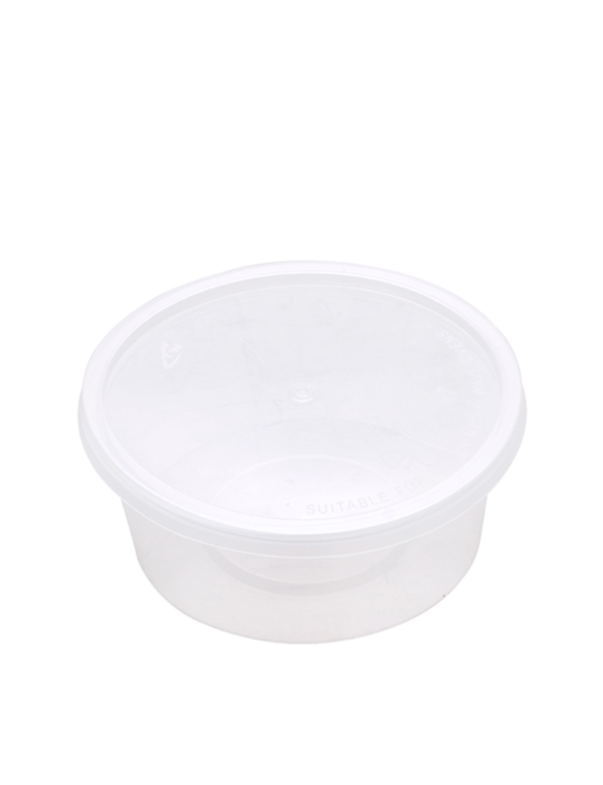 Boîte ronde PP 450ml SENKO 250PCS (成发透明圆汤盒)