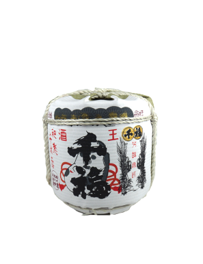 Baril de saké décoration japonaise 18X18X18cm (桶装饰品18cm)