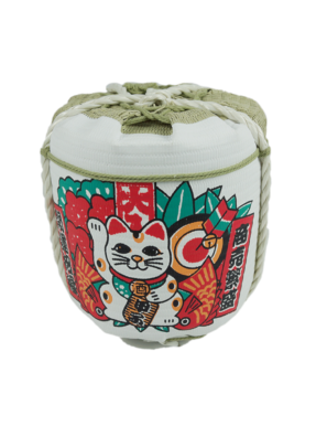 Baril de saké décoration japonaise  27X27X27cm (桶装饰品27CM)