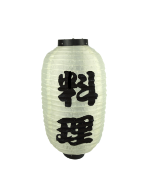 Lanterne japonaise blanche 25x55cm (日式白灯笼)