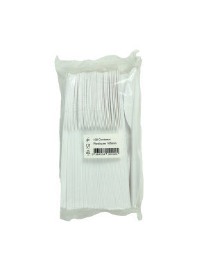 Couteau en plastique blanc 168mm 100PCS (塑料刀)