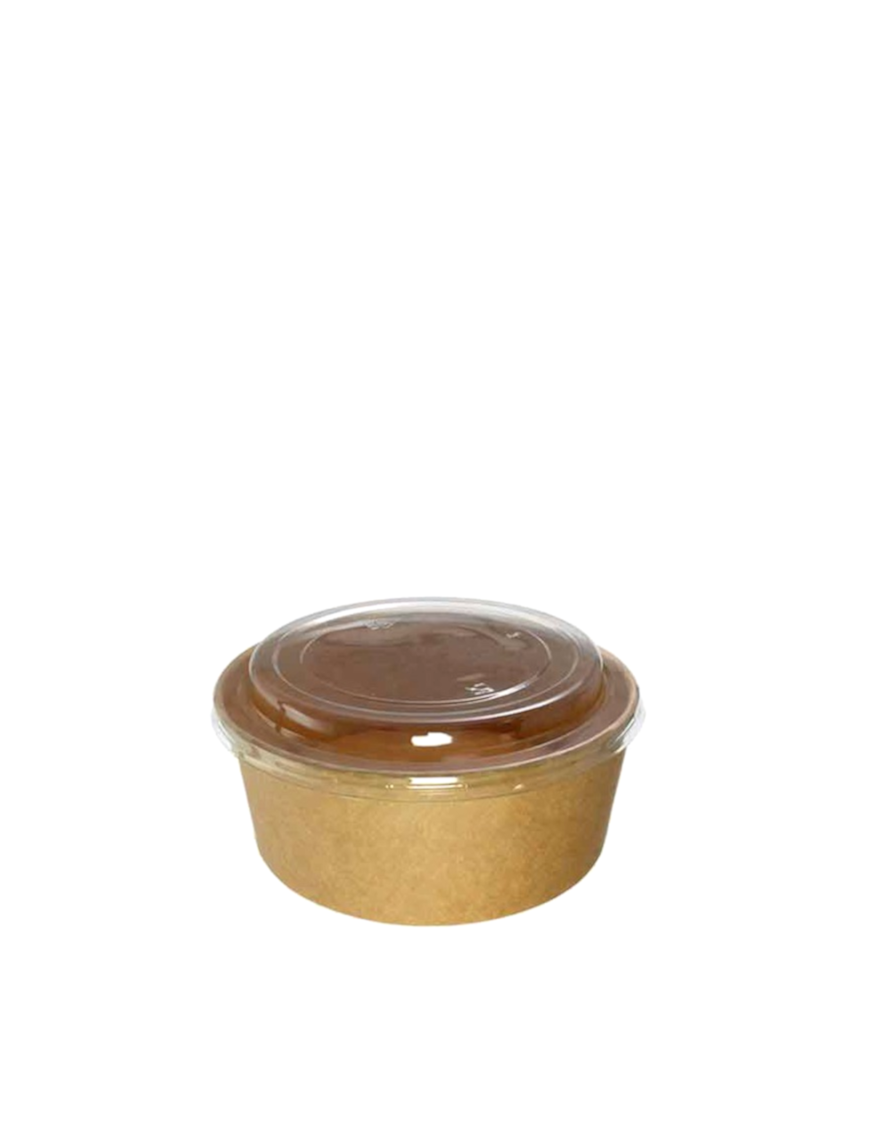 Bol saladier rond en carton 500ml 600PCS (牛皮纸碗)
