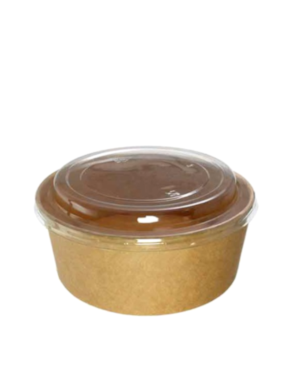 Bol saladier rond en carton 1000ml 300PCS (牛皮纸碗)