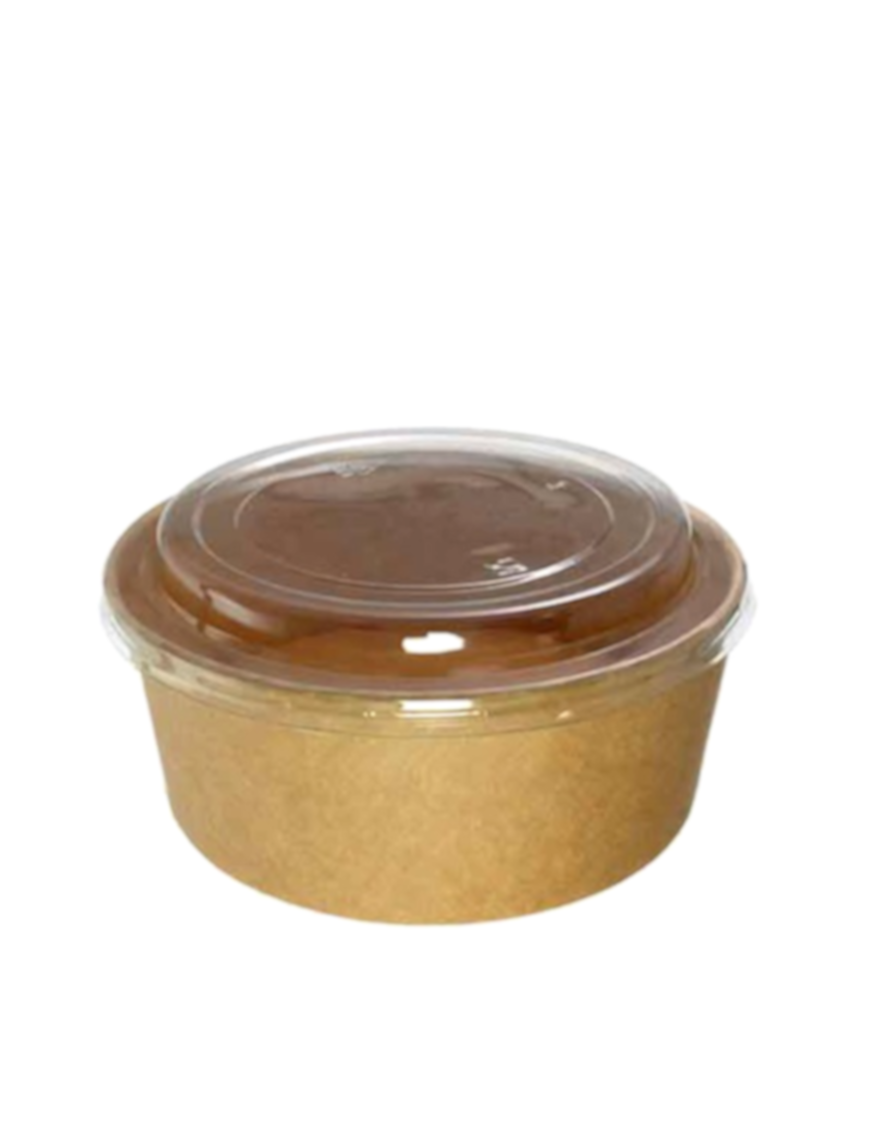 Bol saladier rond en carton 1000ml 300PCS (牛皮纸碗)