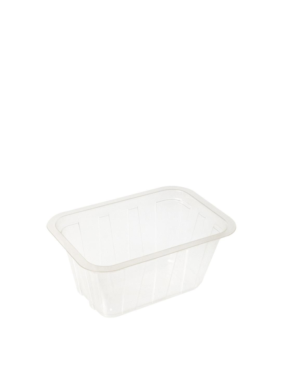 Barquette rectangle transparente scellable 250CC 2400PCS (系列-热封透明外卖盒)