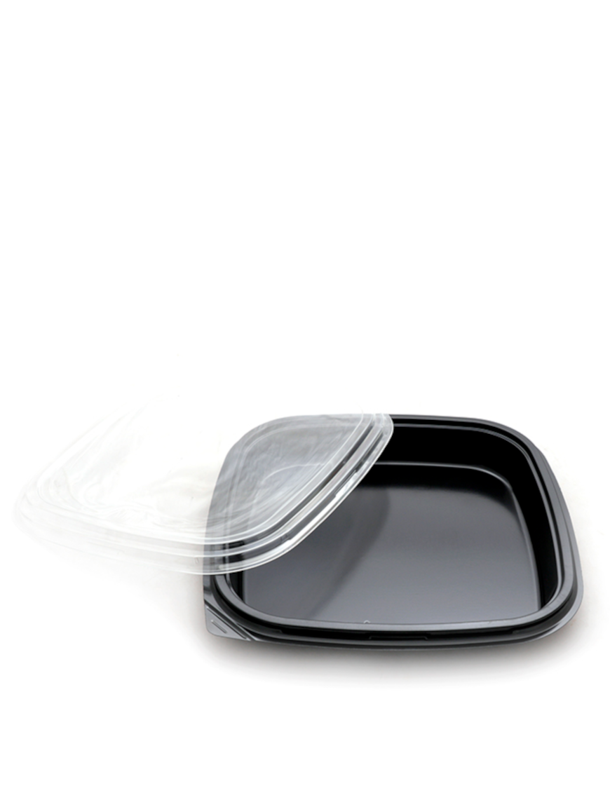 Boîtes à sushis avec couvercle 200PCS 27x27CM (方形寿司盒)