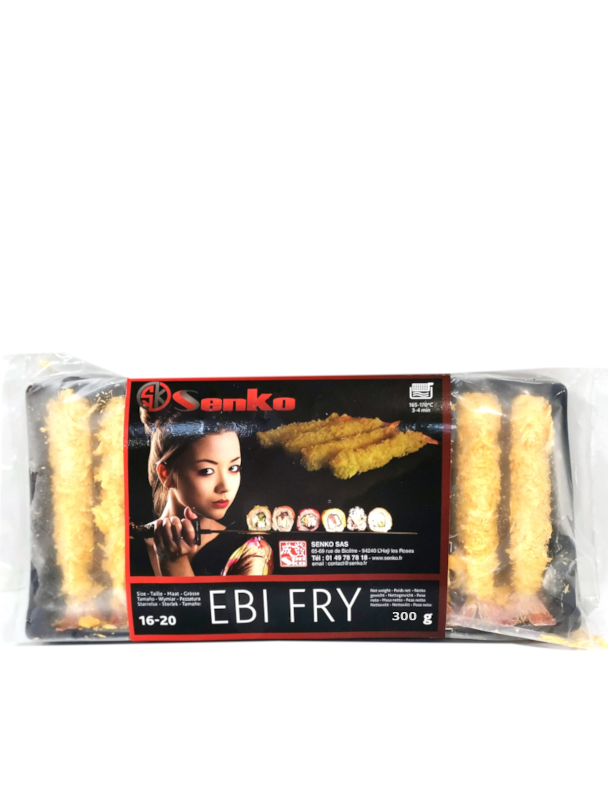Crevettes EBI frites SENKO 3/15 300G (冻日式炸虾)