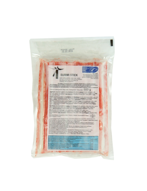 Bâtonnets de crabe MSC 500g (中国仿制蟹肉棒)