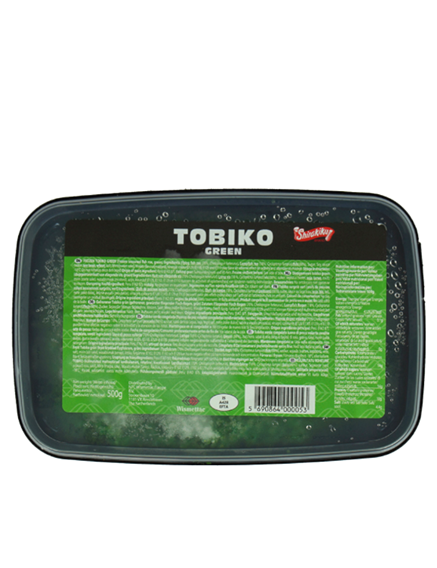 Oeufs de poisson volant Tobiko orange/rouge/vert 500g (非洲魚蛋(橙/红/绿))