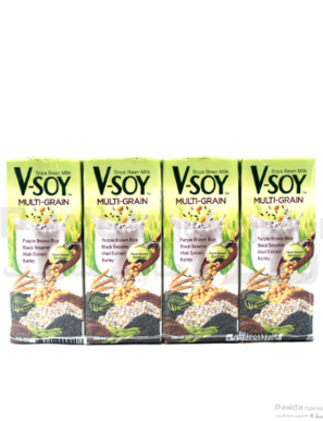 Lait de soja multi-grains V-SOY 4/200ml (五谷杂果豆奶)