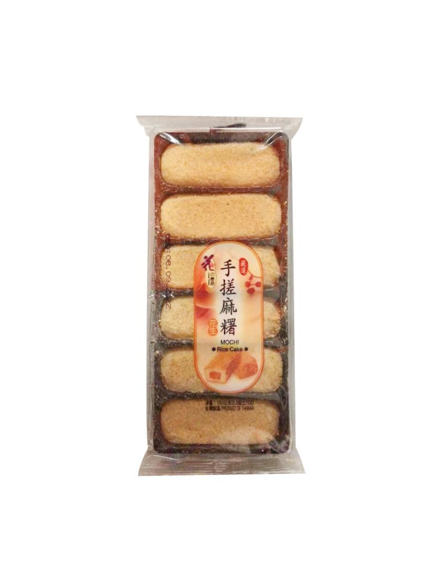 Mochi Taiwan Cacahuète 6PCS 180g (花生 台湾手搓麻薯)