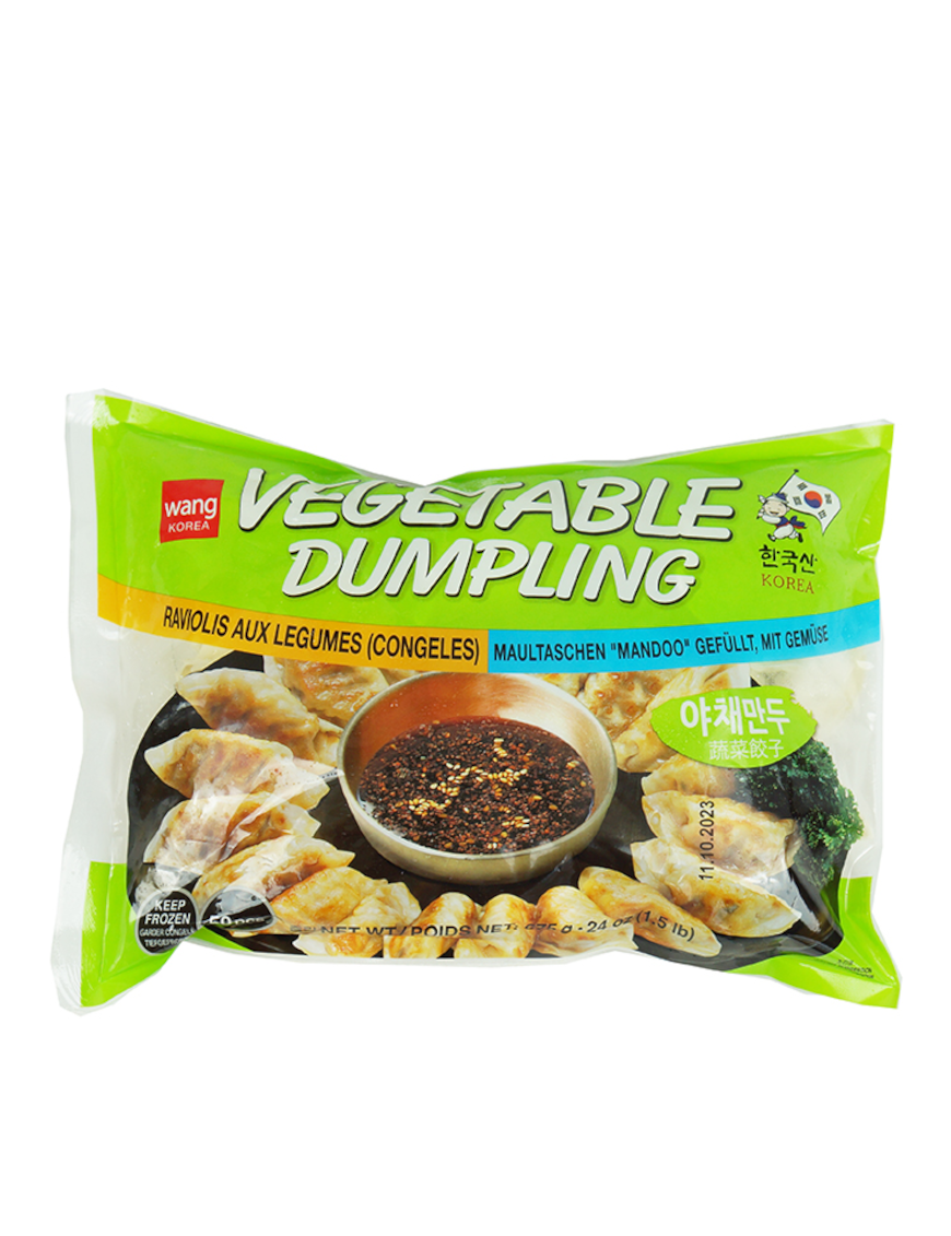 Gyoza/raviolis aux légumes WANG 50P 675g (韩式蔬菜饺子)
