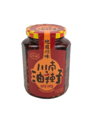 Huile de chili CHUANNAN 350g (川南辣油子)