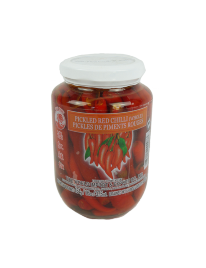 Piments rouges au vinaigre COCK 454g (鸡标泡椒)