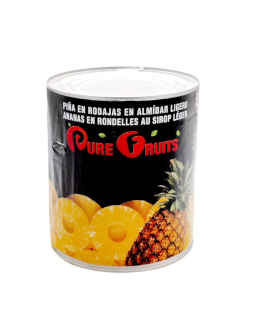 Ananas en tranches au sirop léger en conserve Senko 3KG