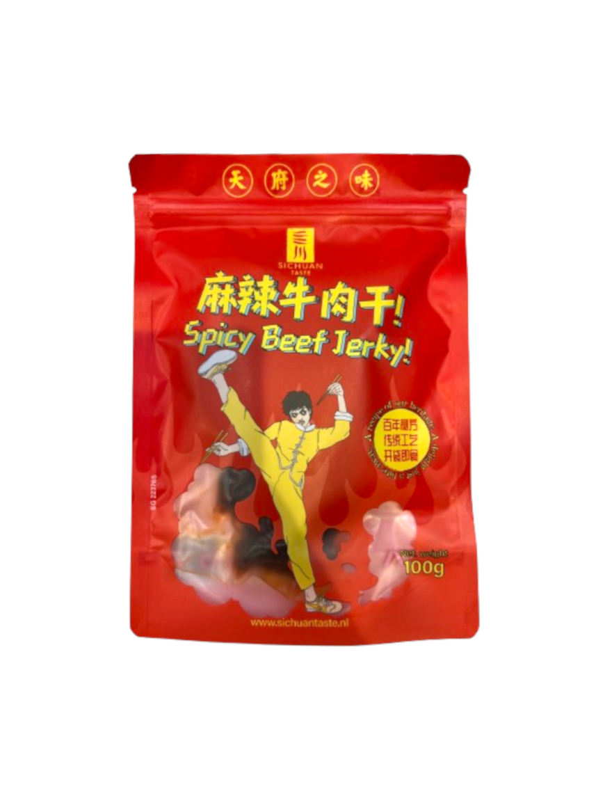 Boeuf séché Sichuan 100g (麻辣牛肉干)
