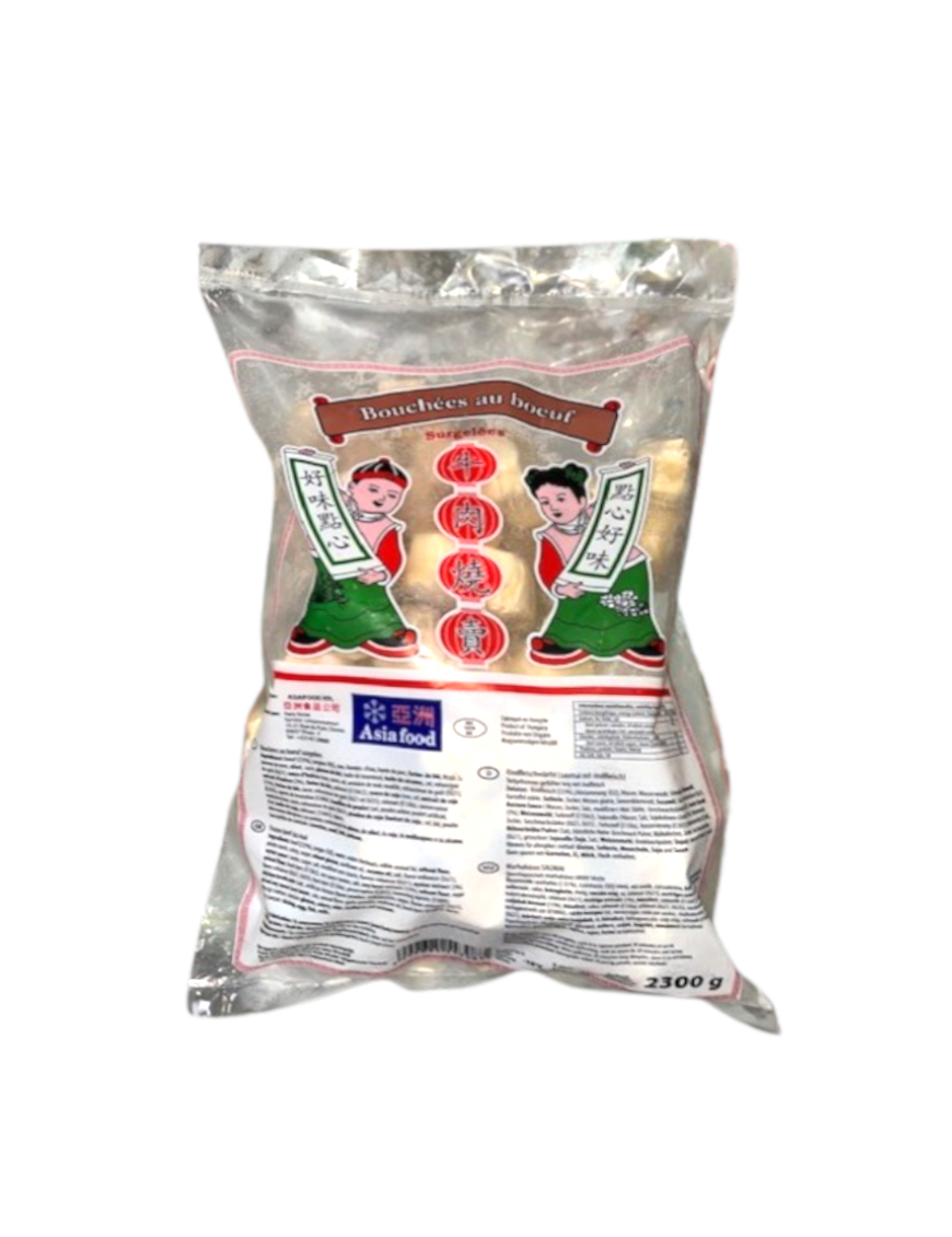 Bouchées au boeuf suimai ASIAFOOD 100PCS (亚洲牛烧麦)