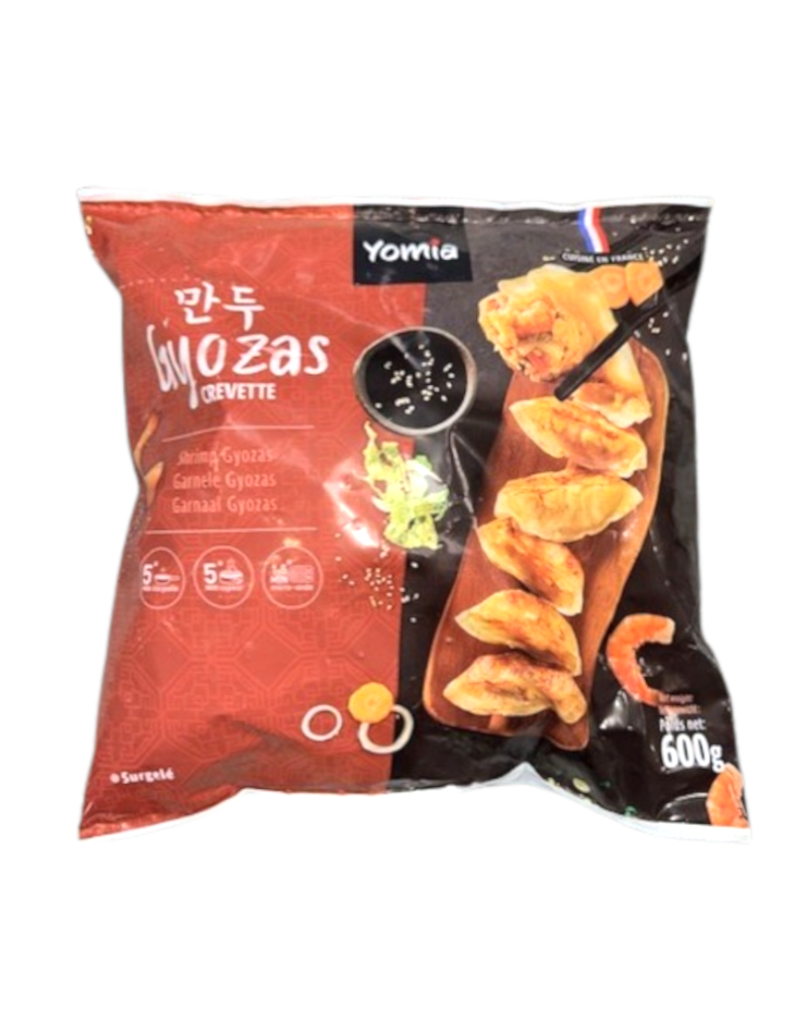 Gyoza/raviolis aux crevettes YOMIA 600g (韩式虾肉饺子)