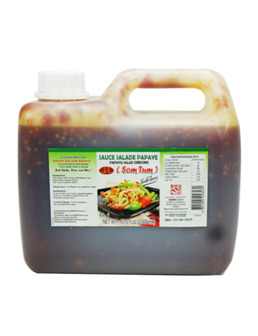Sauce Som Tum papaye 2L (泰国青木瓜沙拉酱)