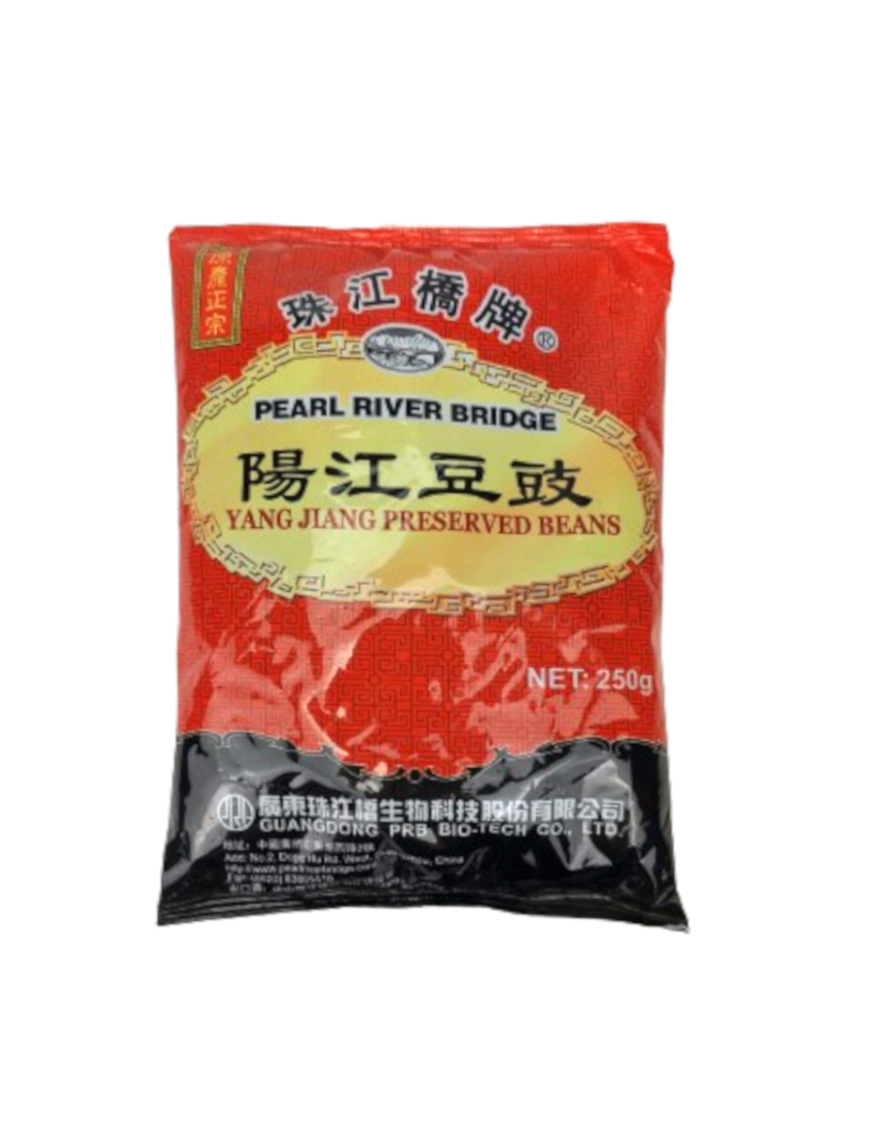 Haricots fermentés salés Yang Jiang PEARL RIVER BRIDGE 250g (陽江豆豉)