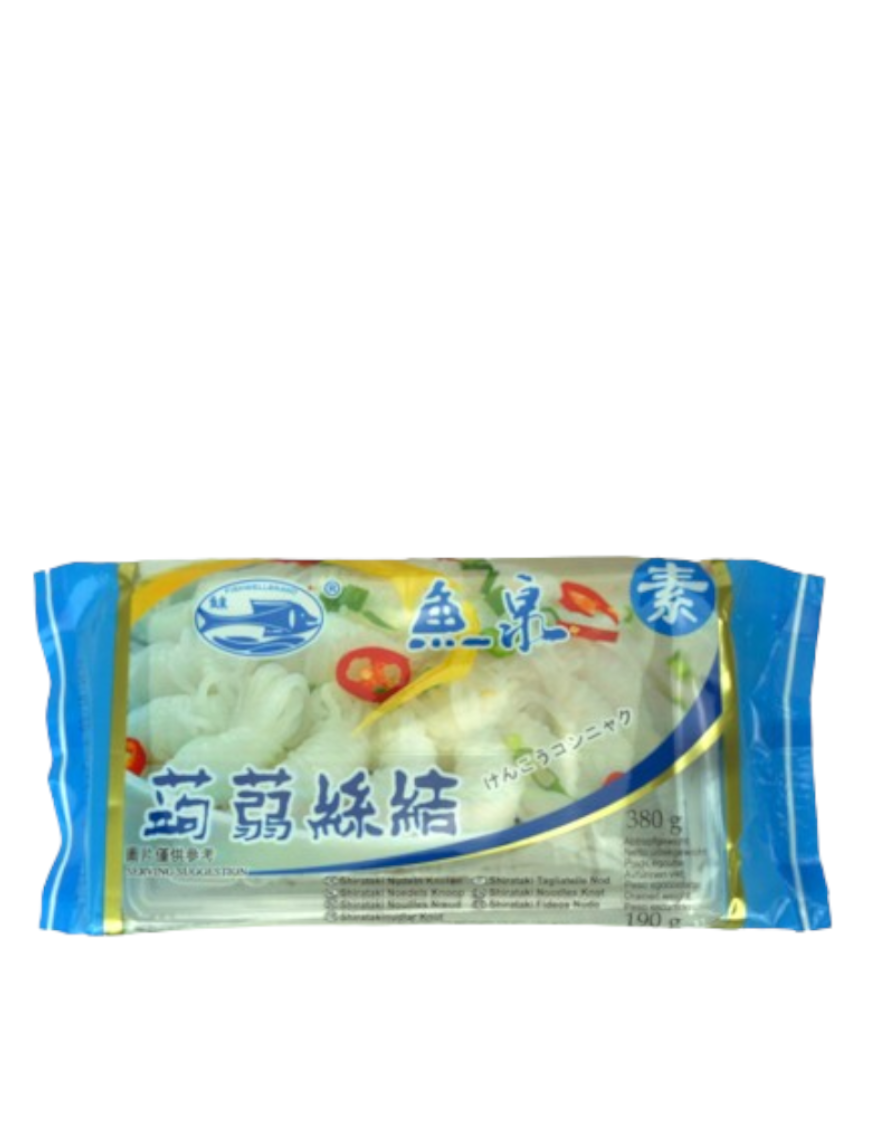 Nouilles noeuds SHIRATAKI 380g (蒟蒻丝魔芋丝结)