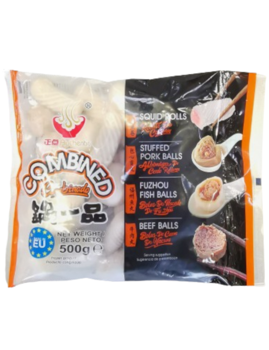 Assortiment de boulettes de poisson pour fondue chinoise DODO 300g (火锅拼盘鱼丸)