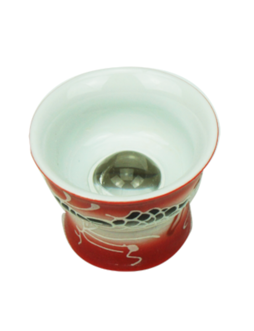 Verre lady saké 6PCS (灯影杯)